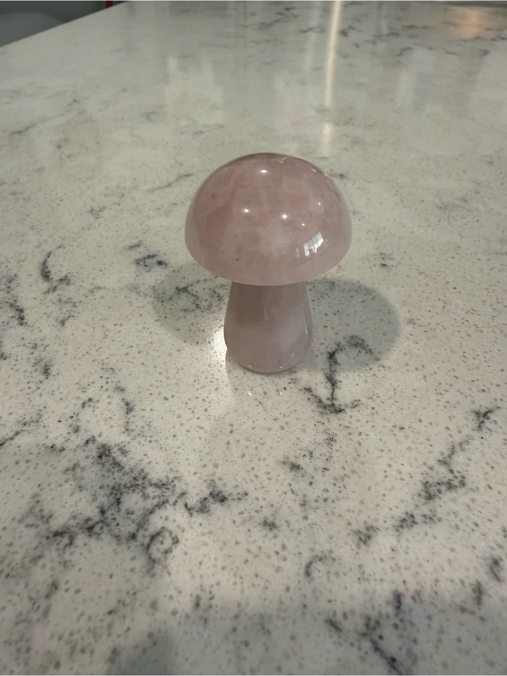 Rose Quartz Mushroom - Picture 5 of 6